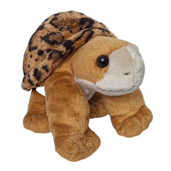 Wild Republic Brown Desert Tortoise Turtle Plush Stuffed Animal 2011 10" - Picture 1 of 8